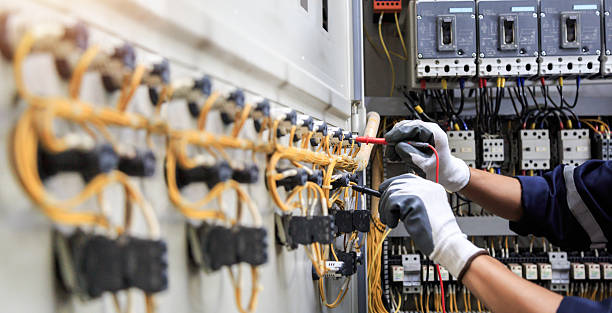 Professional Electrician technician working in Brandermill, VA